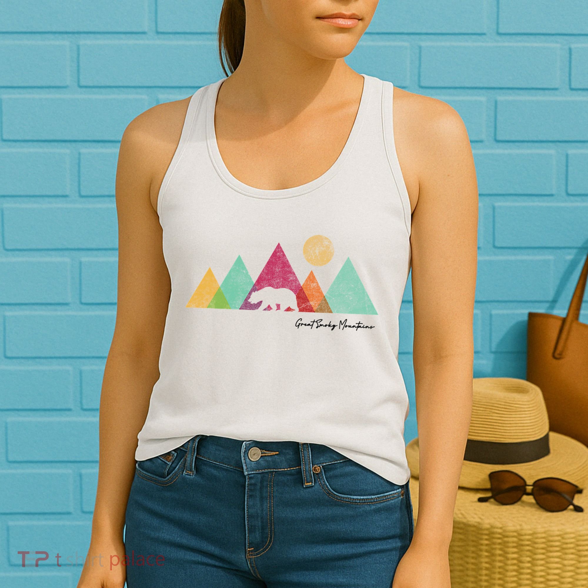 Great Smoky Mountains National Park Bear Women's Tank Top