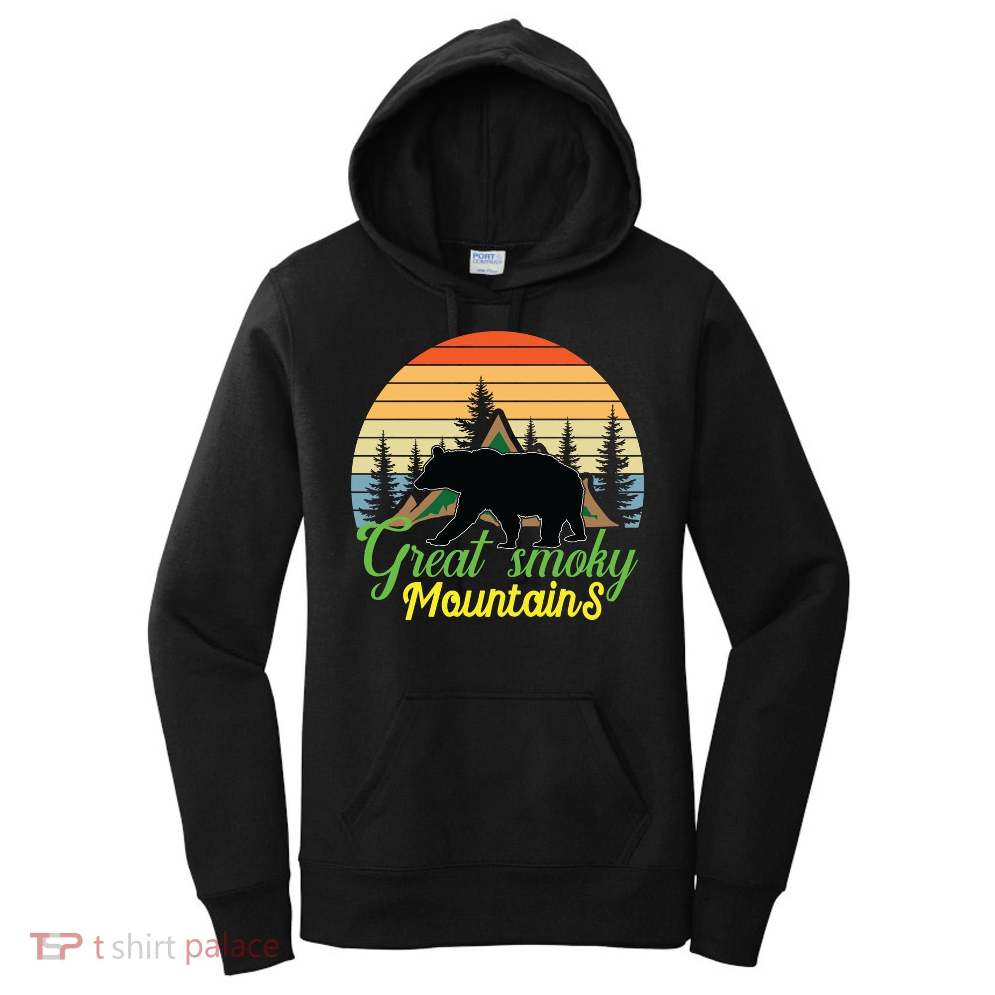 Great Smoky Mountains Bear Tennessee Gatlinburg Nature Great Gift Women's Hoodie