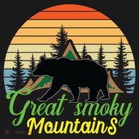 Great Smoky Mountains Bear Tennessee Gatlinburg Nature Great Gift Women's Hoodie thumb 2