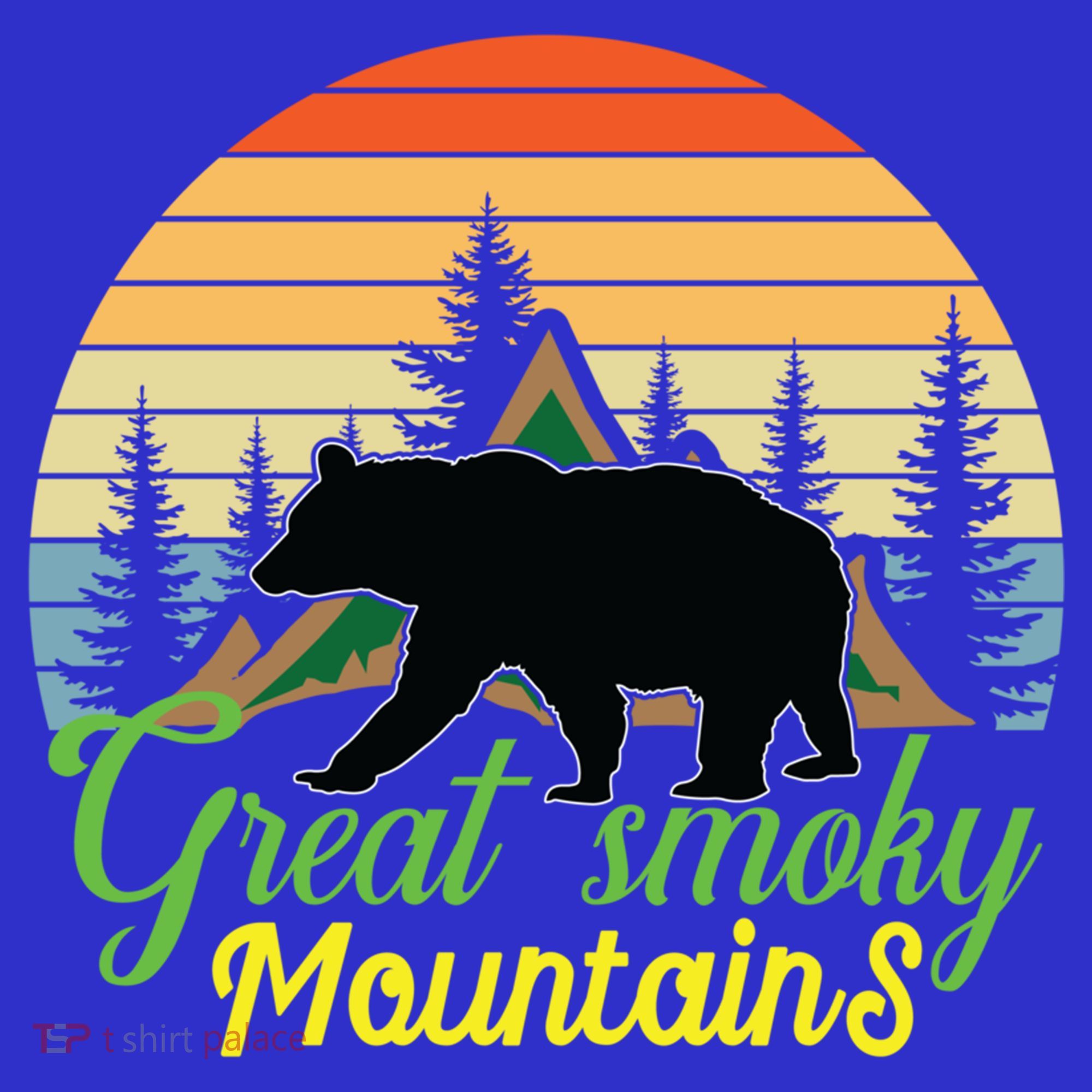 Great Smoky Mountains Bear Tennessee Gatlinburg Nature Great Gift Women's Tank Top