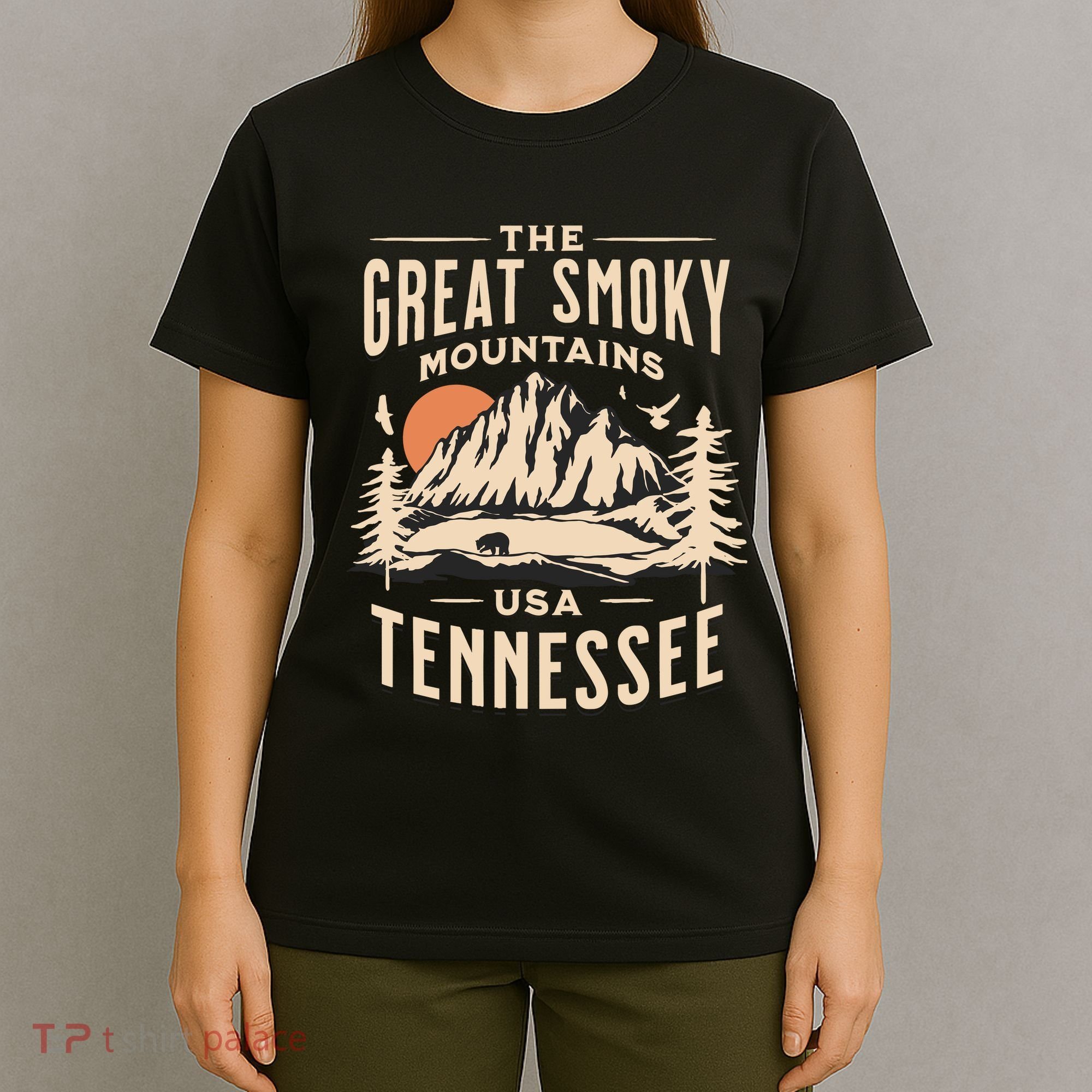 Great Smoky Mountains National Park Tennessee Hike Outdoors T-Shirt