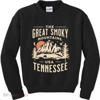Great Smoky Mountains National Park Tennessee Hike Outdoors Kids Sweatshirt thumb 0