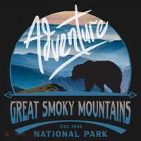 Great Smoky Mountains National Park Adventure Bear Souvenir Gift Women's Hoodie thumb 2