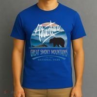 Great Smoky Mountains National Park Adventure Bear Souvenir Gift T-Shirt thumb 3