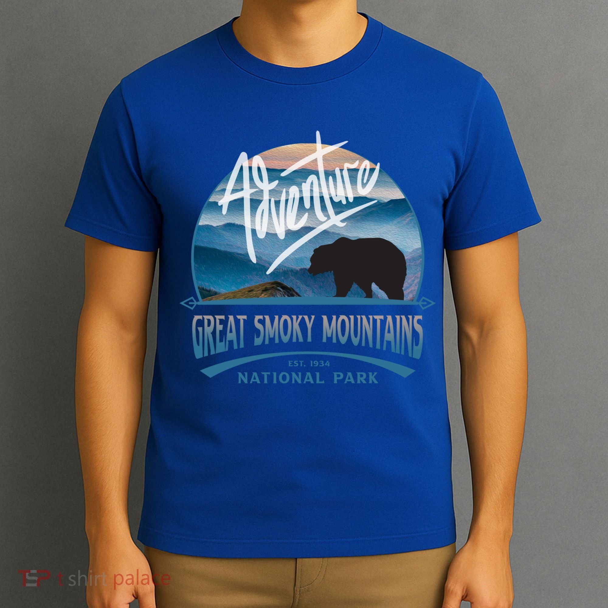 Great Smoky Mountains National Park Adventure Bear Souvenir Gift T-Shirt