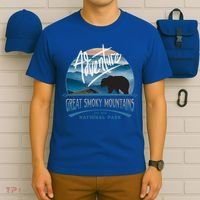 Great Smoky Mountains National Park Adventure Bear Souvenir Gift T-Shirt thumb 6