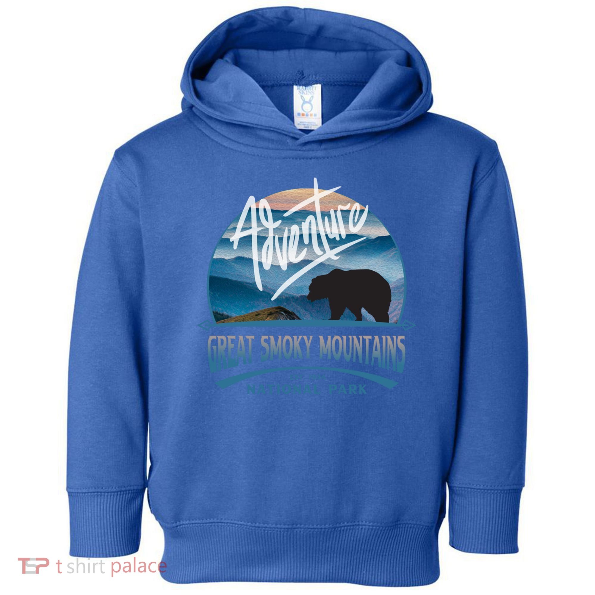 Great Smoky Mountains National Park Adventure Bear Souvenir Gift Toddler Hoodie