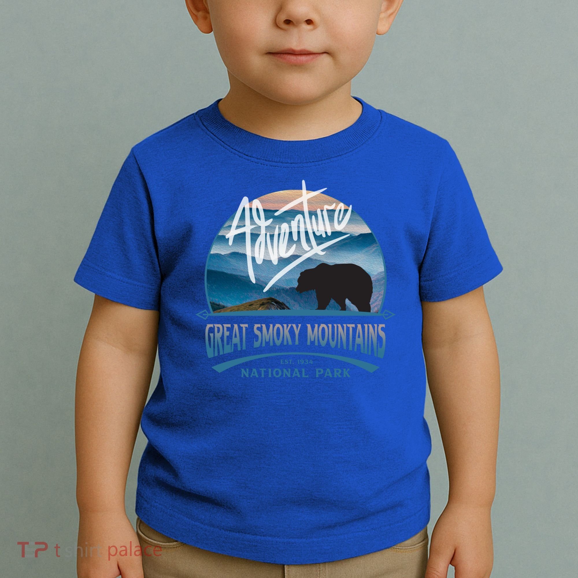 Great Smoky Mountains National Park Adventure Bear Souvenir Gift Toddler T-Shirt