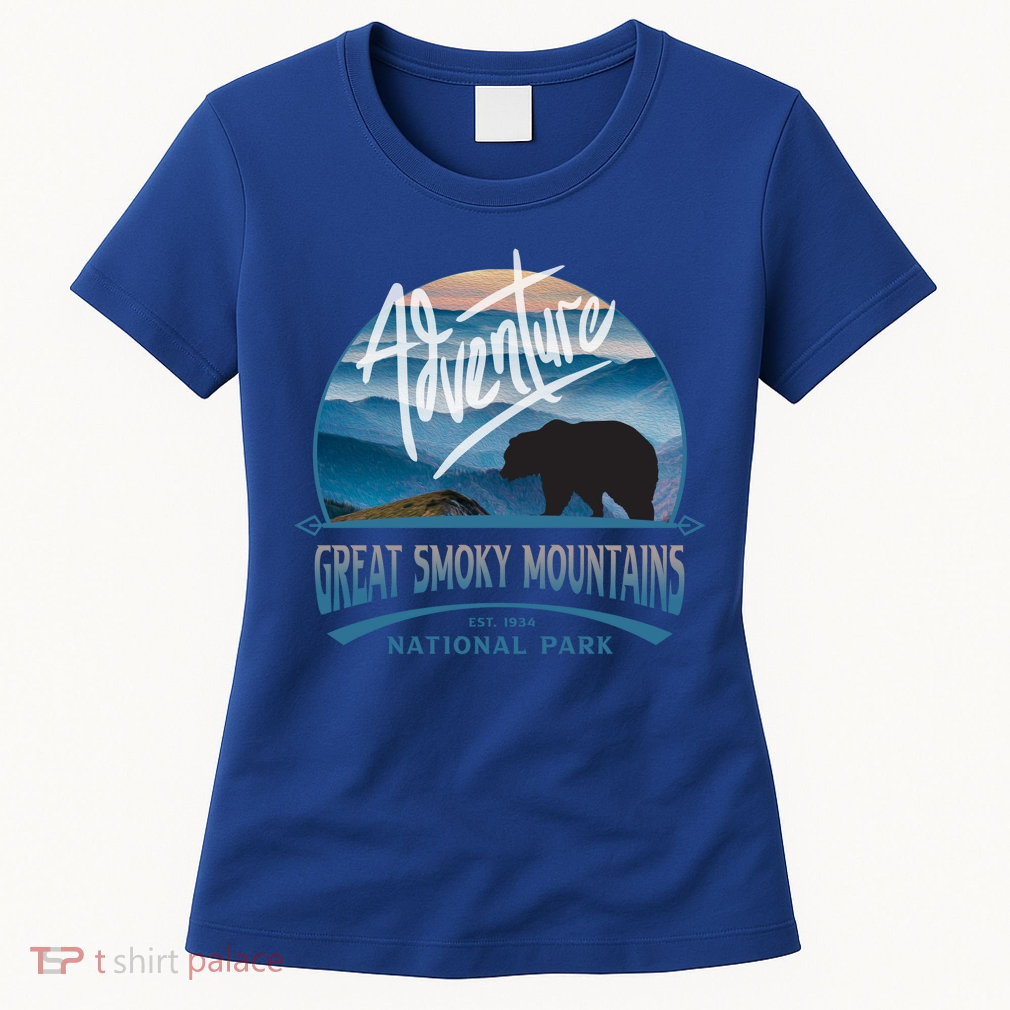 Great Smoky Mountains National Park Adventure Bear Souvenir Gift Women's T-Shirt