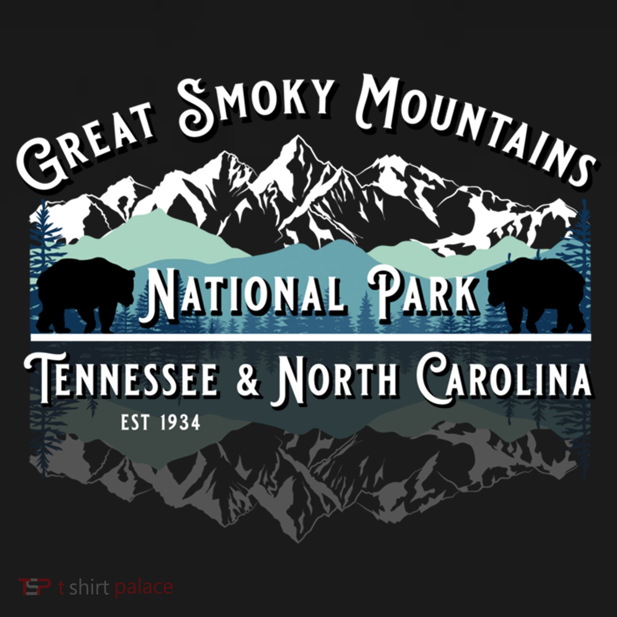Great Smoky Mountains National Park Bear Hiking Souvenir Gift Women's Hoodie