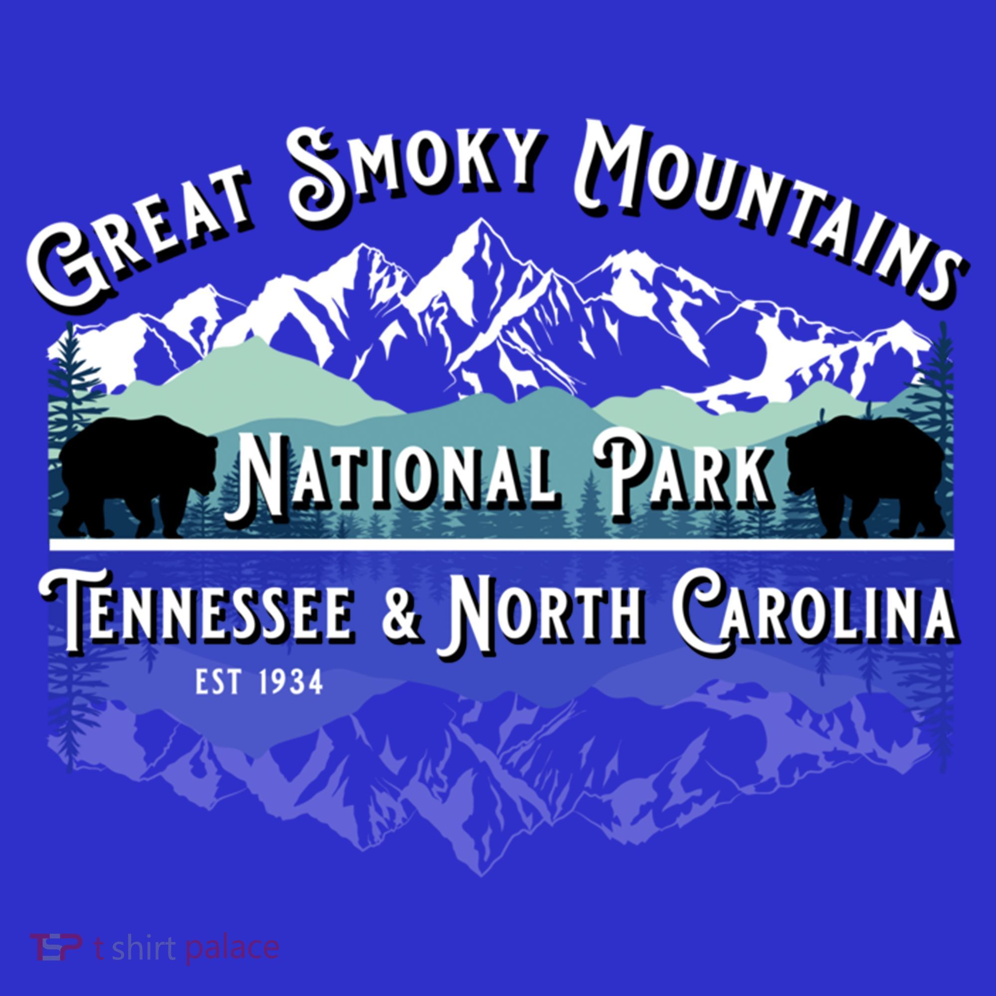 Great Smoky Mountains National Park Bear Hiking Souvenir Gift Women's Tank Top