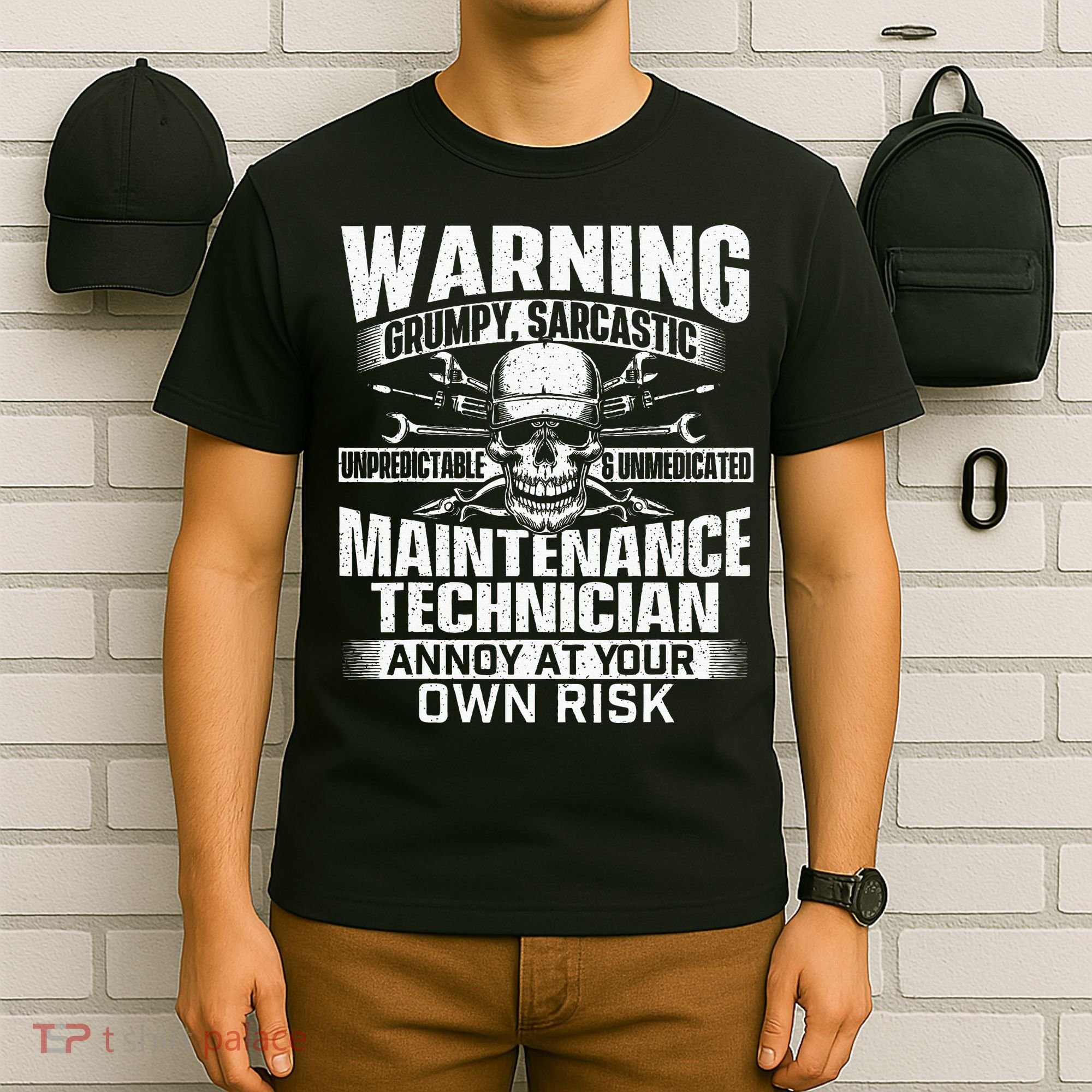 Grumpy Sarcastic Maintenance Technician Repairman Handyman T-Shirt