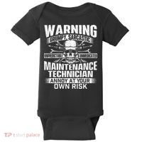 Grumpy Sarcastic Maintenance Technician Repairman Handyman Baby Bodysuit thumb 0