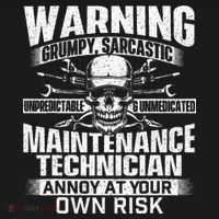 Grumpy Sarcastic Maintenance Technician Repairman Handyman Toddler Hoodie thumb 2
