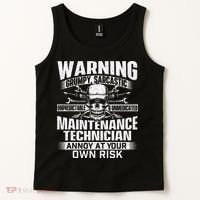 Grumpy Sarcastic Maintenance Technician Repairman Handyman Tank Top thumb 2