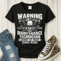 Grumpy Sarcastic Maintenance Technician Repairman Handyman Women's T-Shirt thumb 3