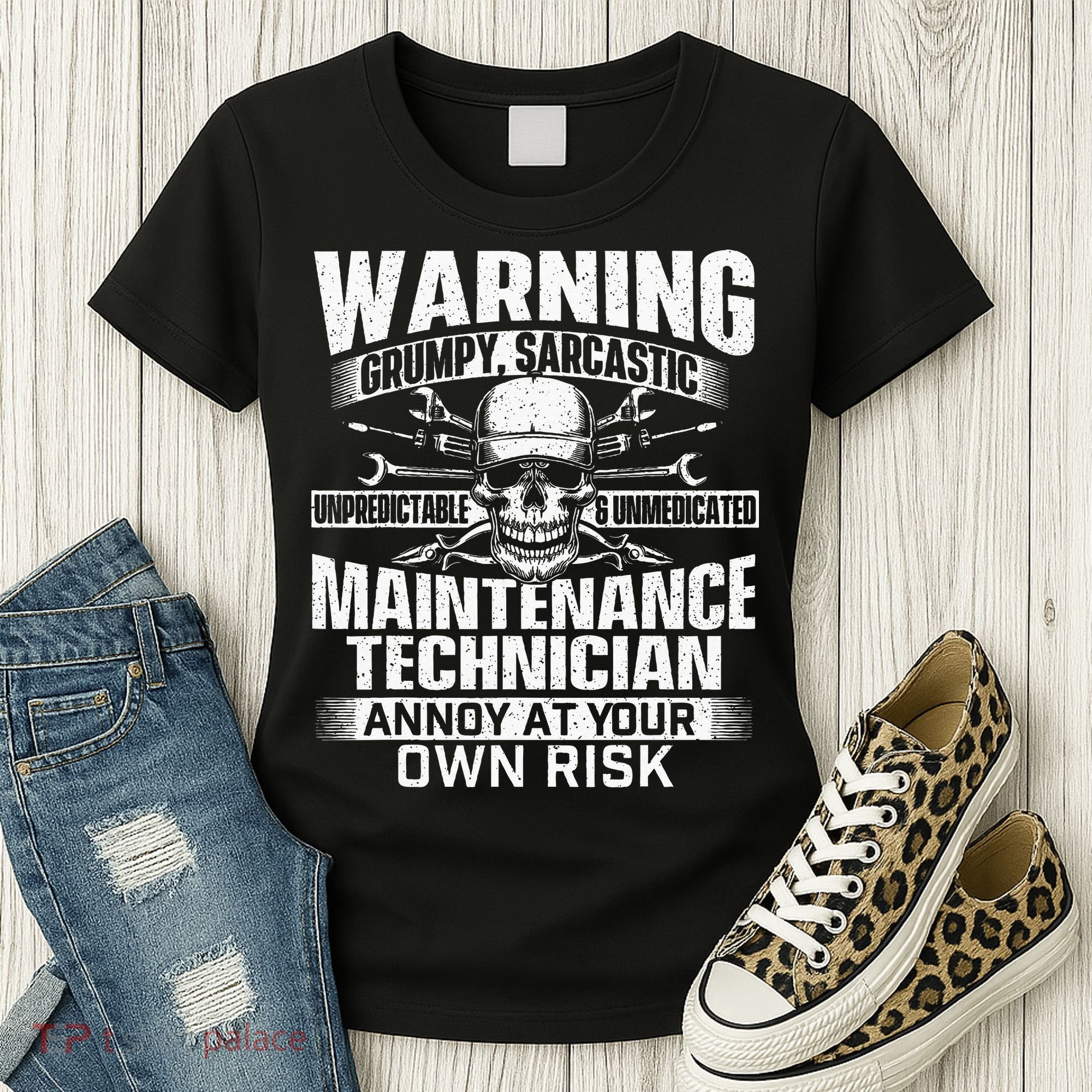 Grumpy Sarcastic Maintenance Technician Repairman Handyman Women's T-Shirt