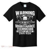 Grumpy Sarcastic Maintenance Technician Repairman Handyman Kids T-Shirt thumb 0