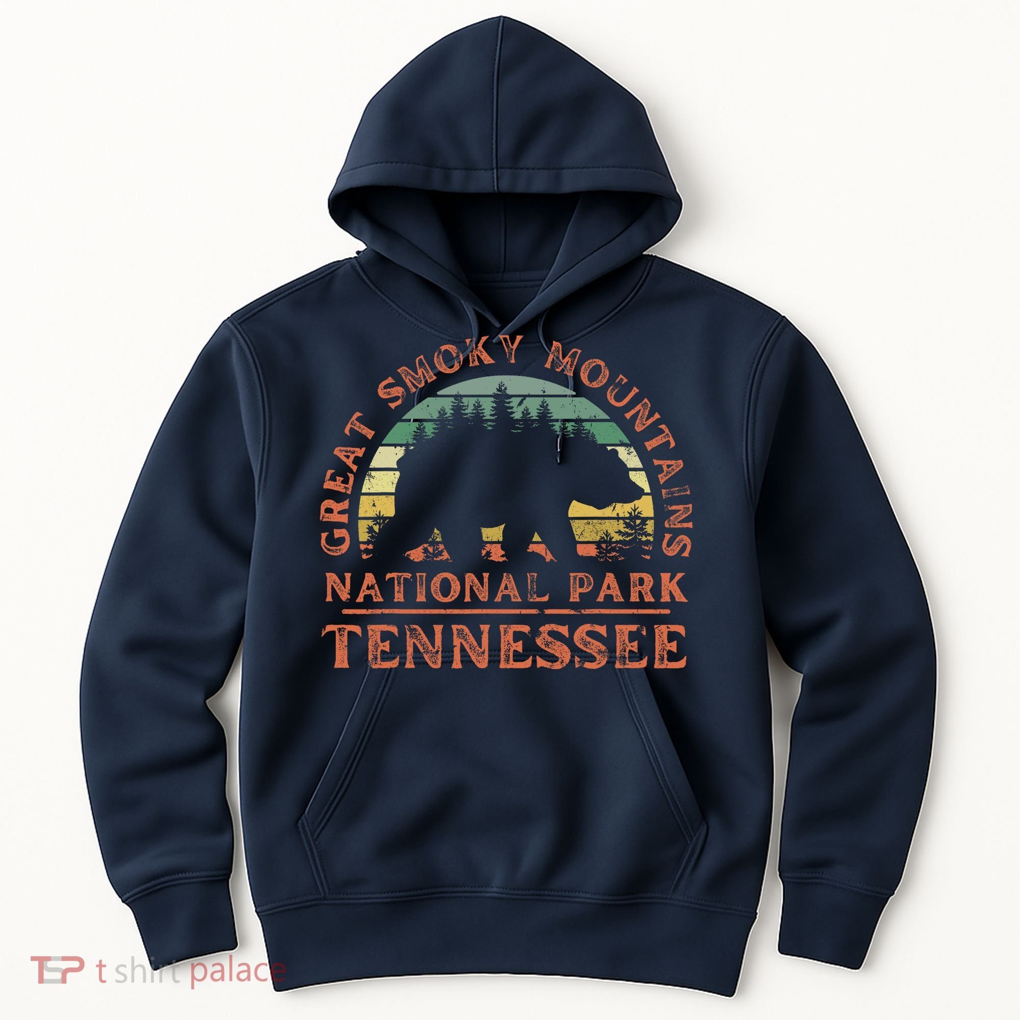 Great Smoky Mountains National Park Tennessee Bear Hiking Hoodie