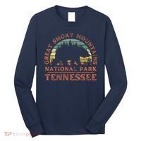 Great Smoky Mountains National Park Tennessee Bear Hiking Long Sleeve Shirt thumb 0
