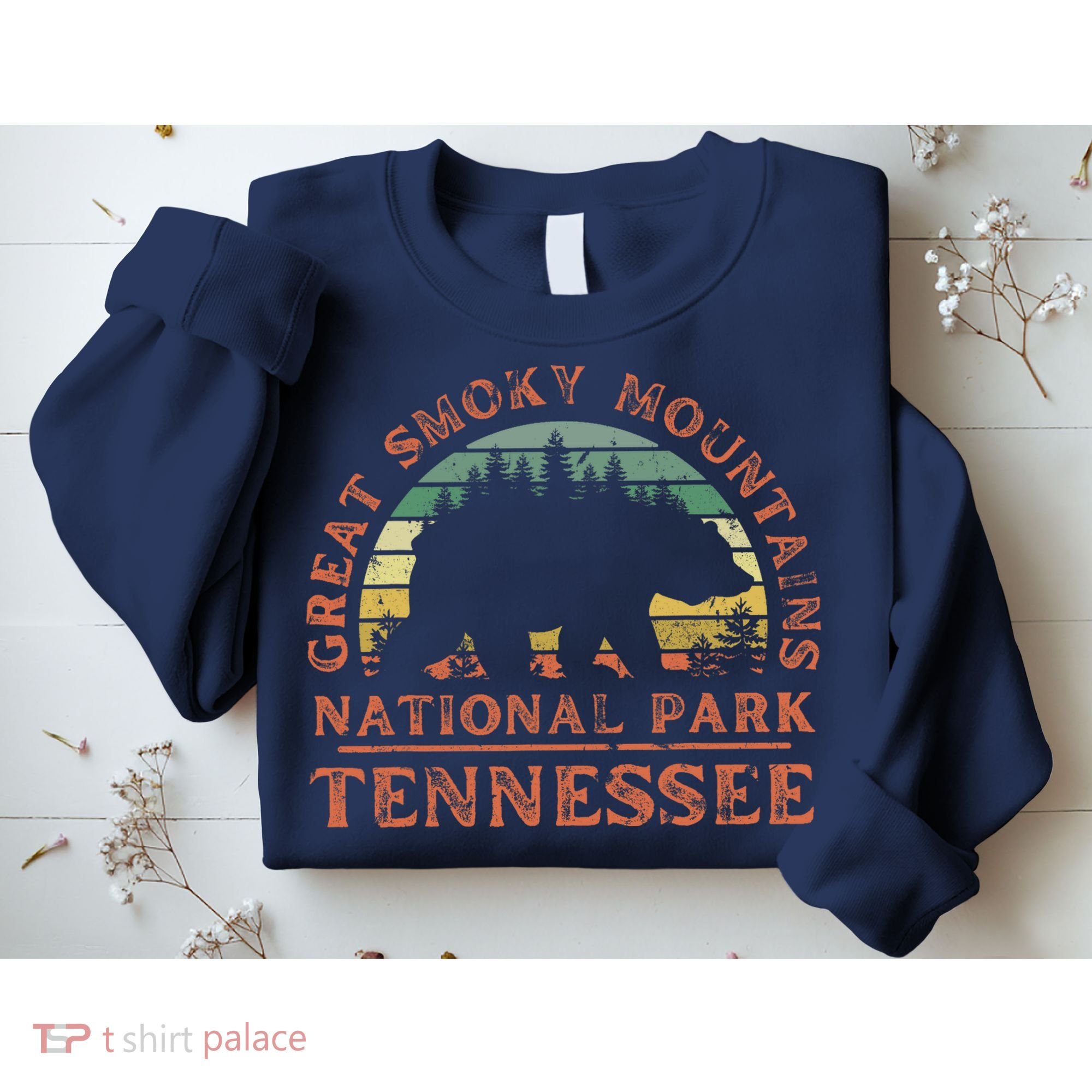 Great Smoky Mountains National Park Tennessee Bear Hiking Sweatshirt