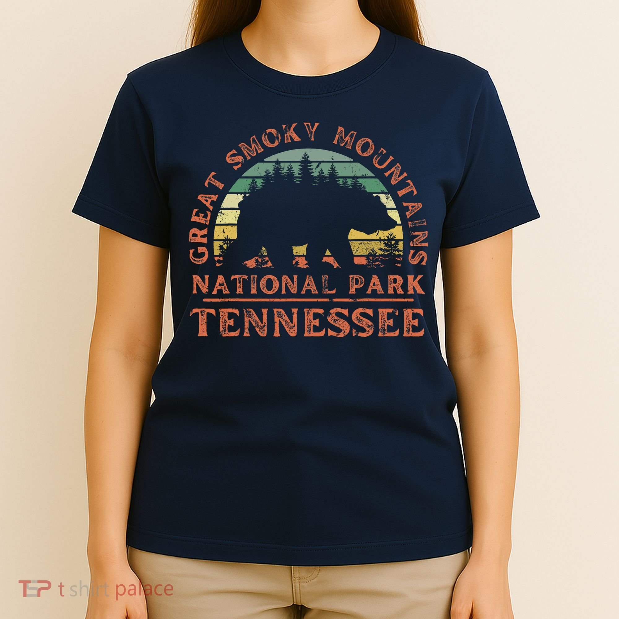 Great Smoky Mountains National Park Tennessee Bear Hiking T-Shirt