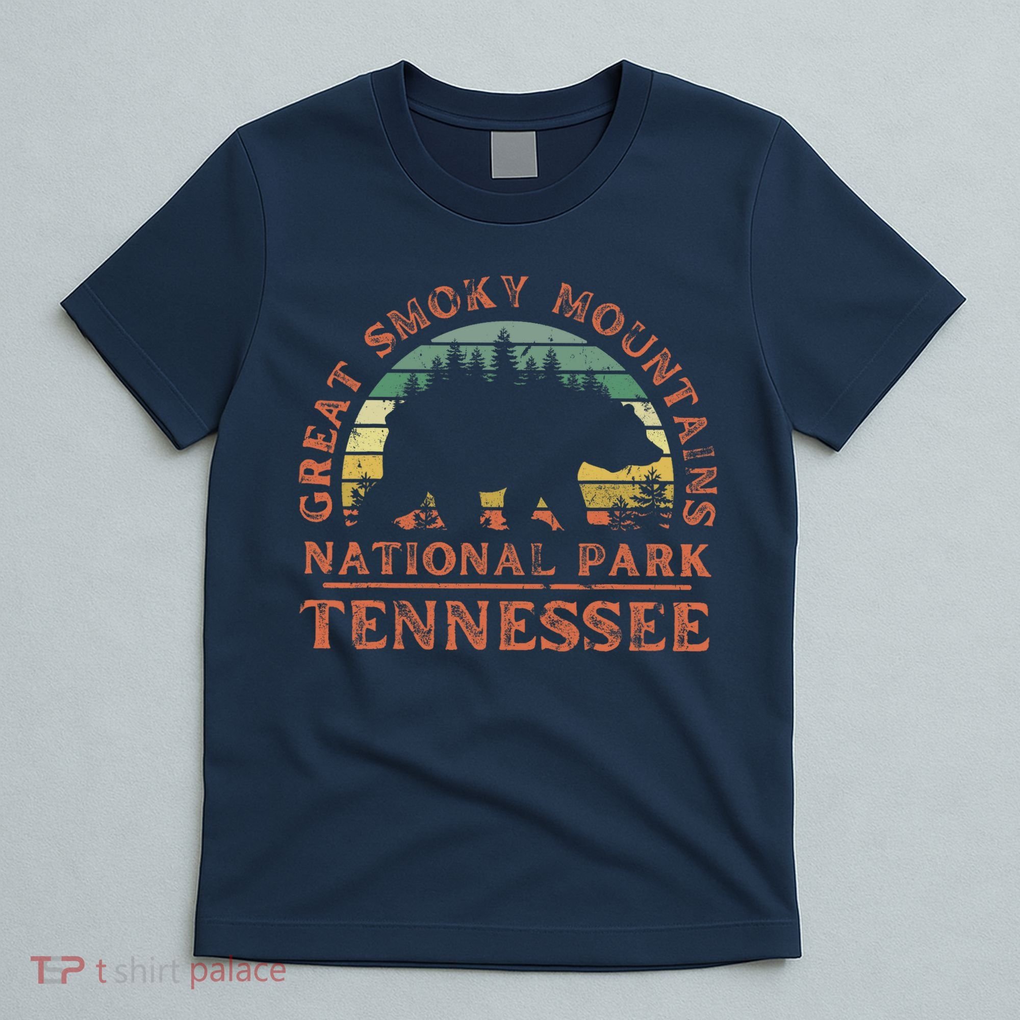 Great Smoky Mountains National Park Tennessee Bear Hiking T-Shirt