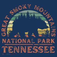 Great Smoky Mountains National Park Tennessee Bear Hiking Beanie thumb 2