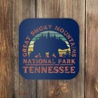 Great Smoky Mountains National Park Tennessee Bear Hiking Coaster thumb 0