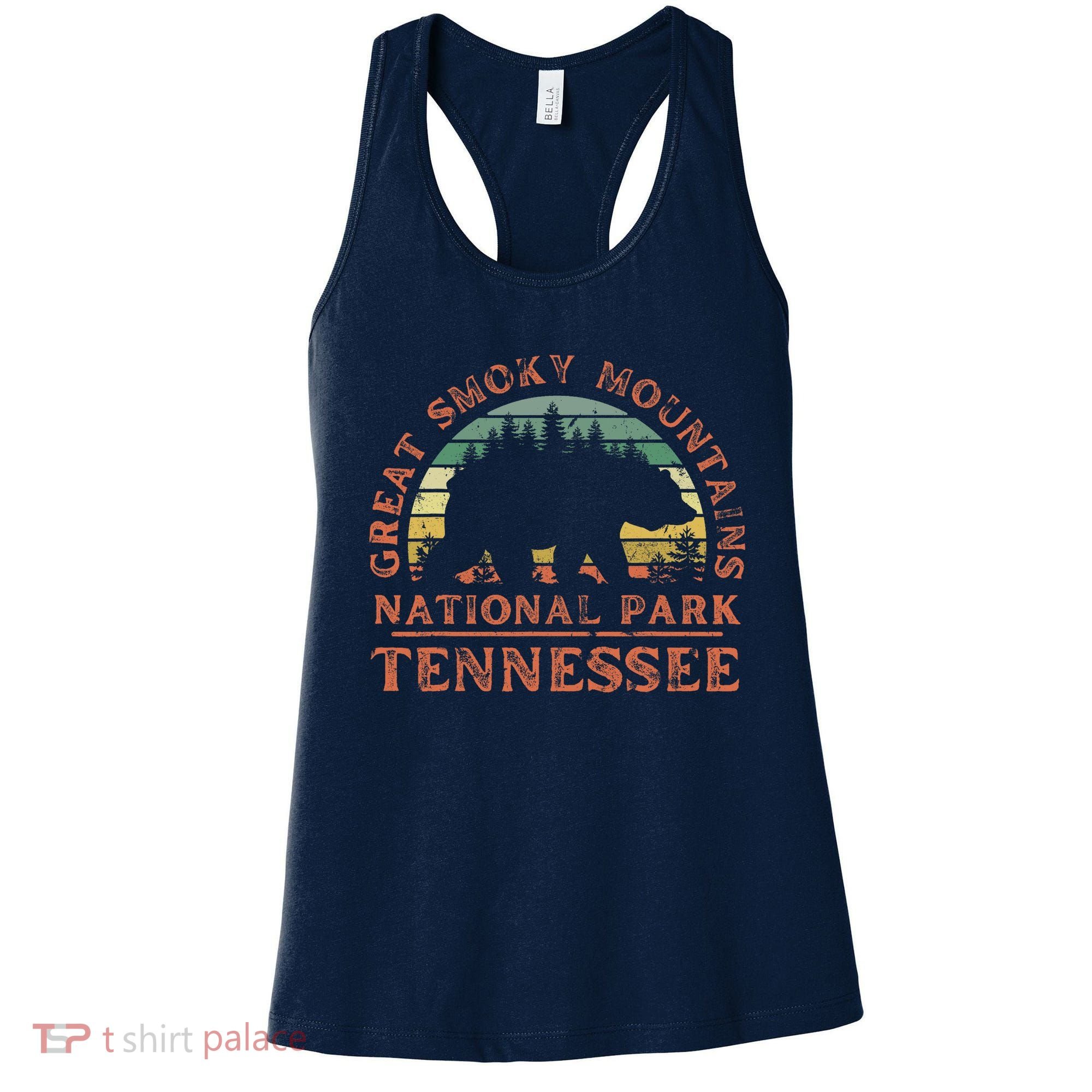 Great Smoky Mountains National Park Tennessee Bear Hiking Women's Tank Top