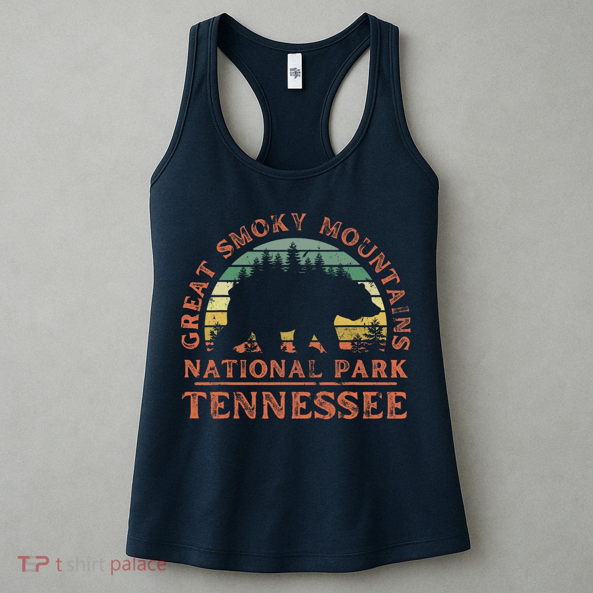 Great Smoky Mountains National Park Tennessee Bear Hiking Women's Tank Top
