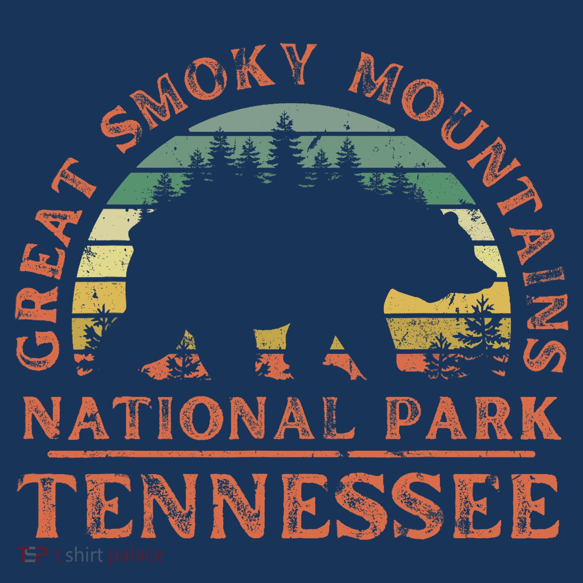 Great Smoky Mountains National Park Tennessee Bear Hiking Women's Tank Top