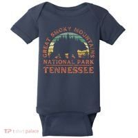 Great Smoky Mountains National Park Tennessee Bear Hiking Baby Bodysuit thumb 0