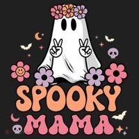 Groovy Spooky Mama Floral Ghost Halloween Spooky Mom Wo Tumbler thumb 3