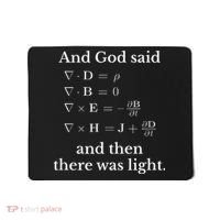 God Said MaxwellS Equations Integral Form Geeks Mousepad thumb 0