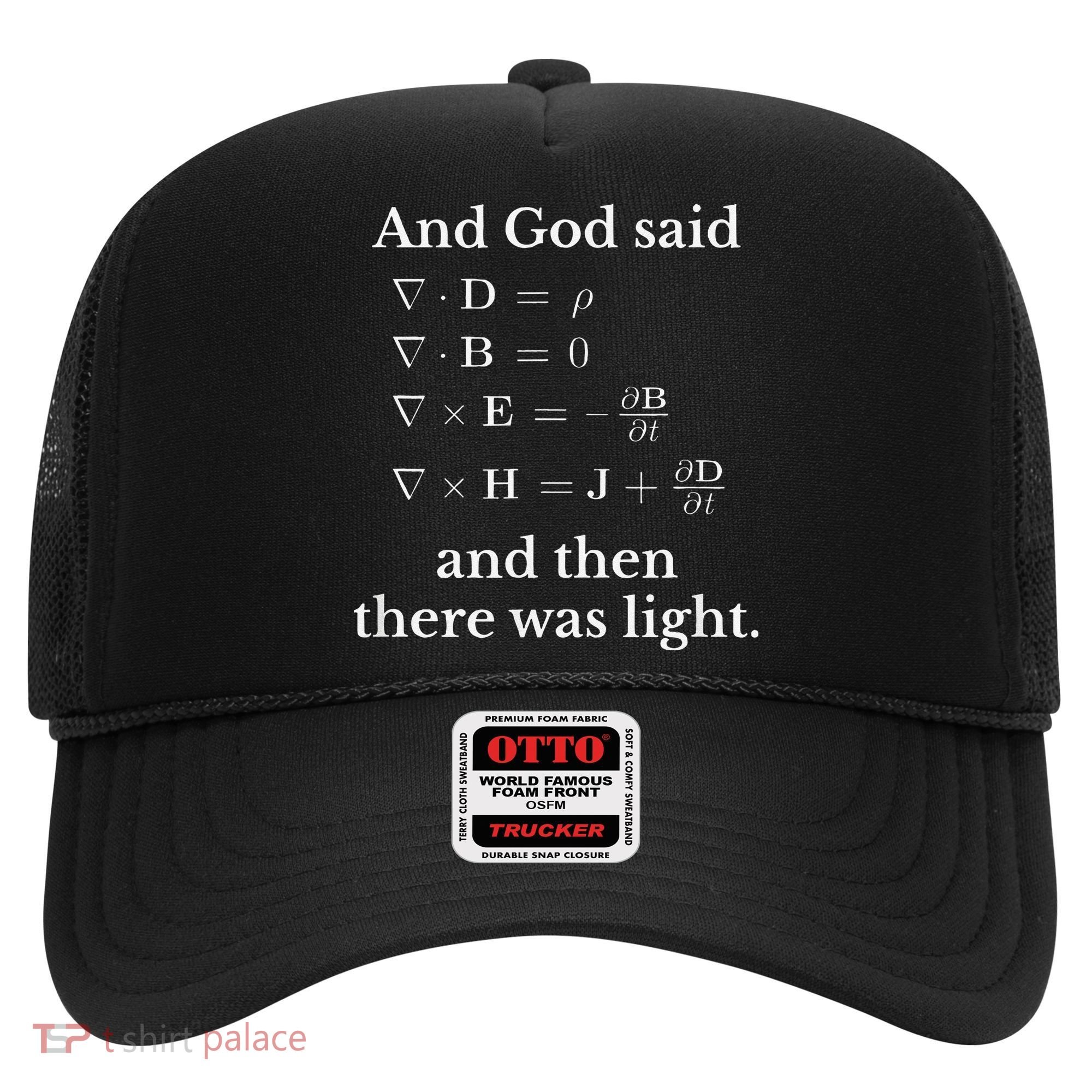 God Said MaxwellS Equations Integral Form Geeks Hat