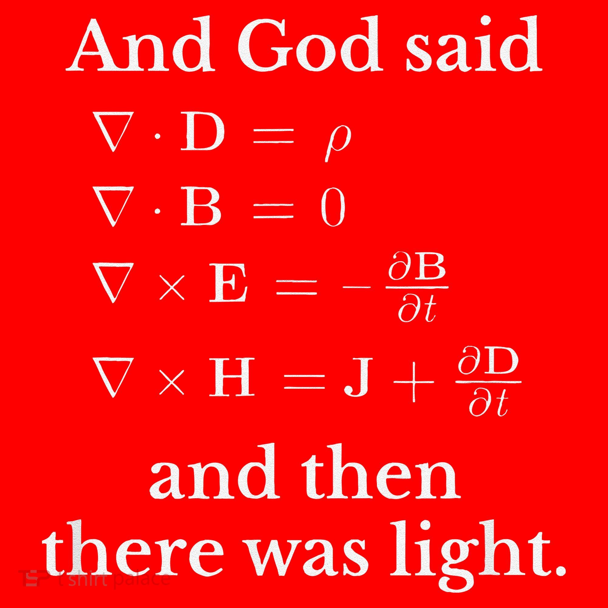 God Said MaxwellS Equations Integral Form Geeks Santa Hat