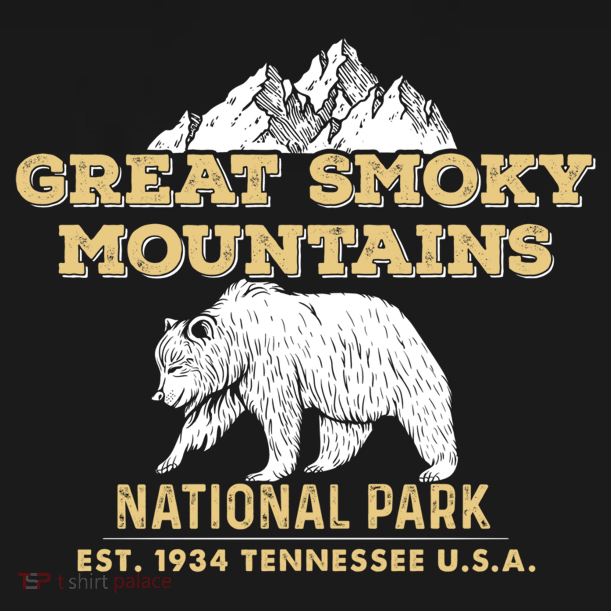 Great Smoky Mountains National Park Tennessee Bear Gift Women's Hoodie