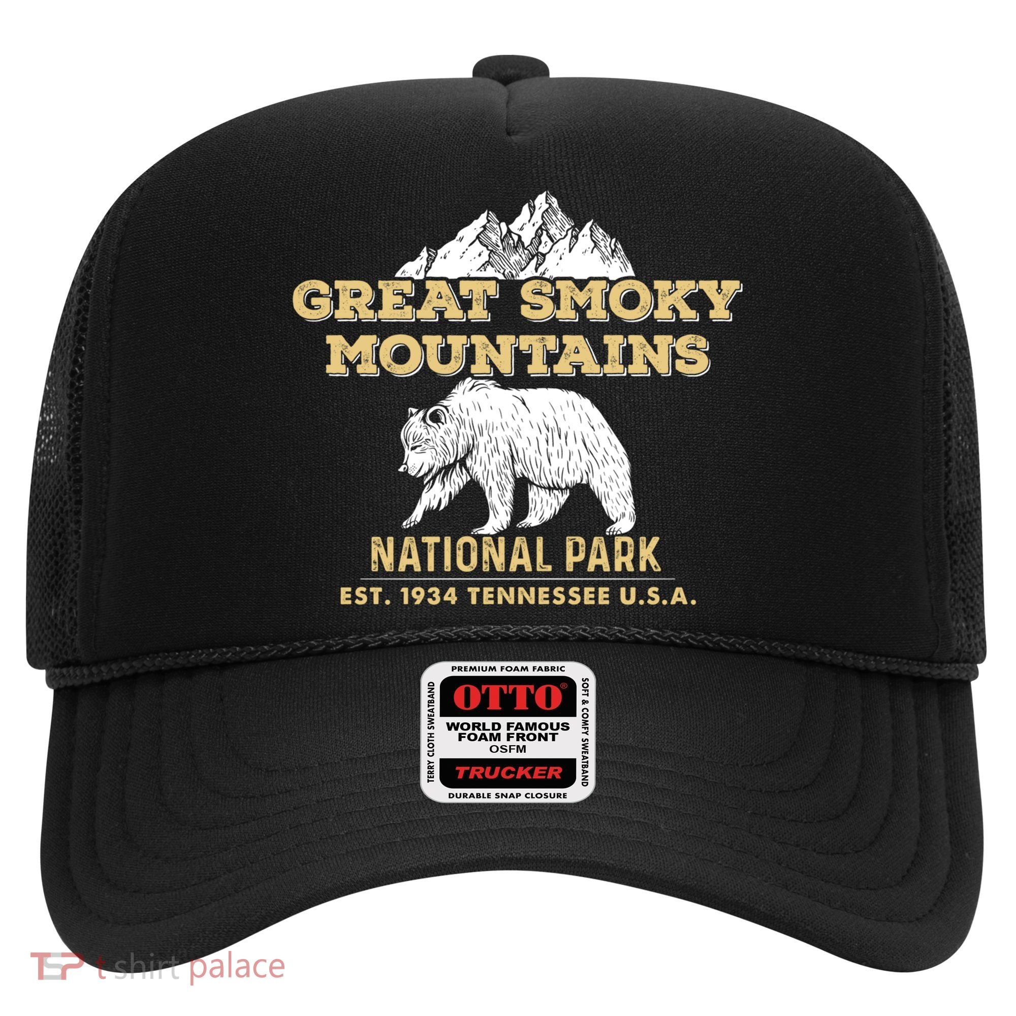 Great Smoky Mountains National Park Tennessee Bear Gift Hat
