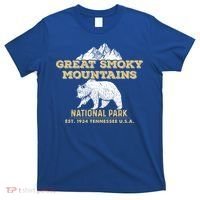 Great Smoky Mountains National Park Tennessee Bear Gift T-Shirt thumb 0