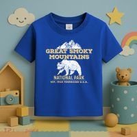 Great Smoky Mountains National Park Tennessee Bear Gift Toddler T-Shirt thumb 3