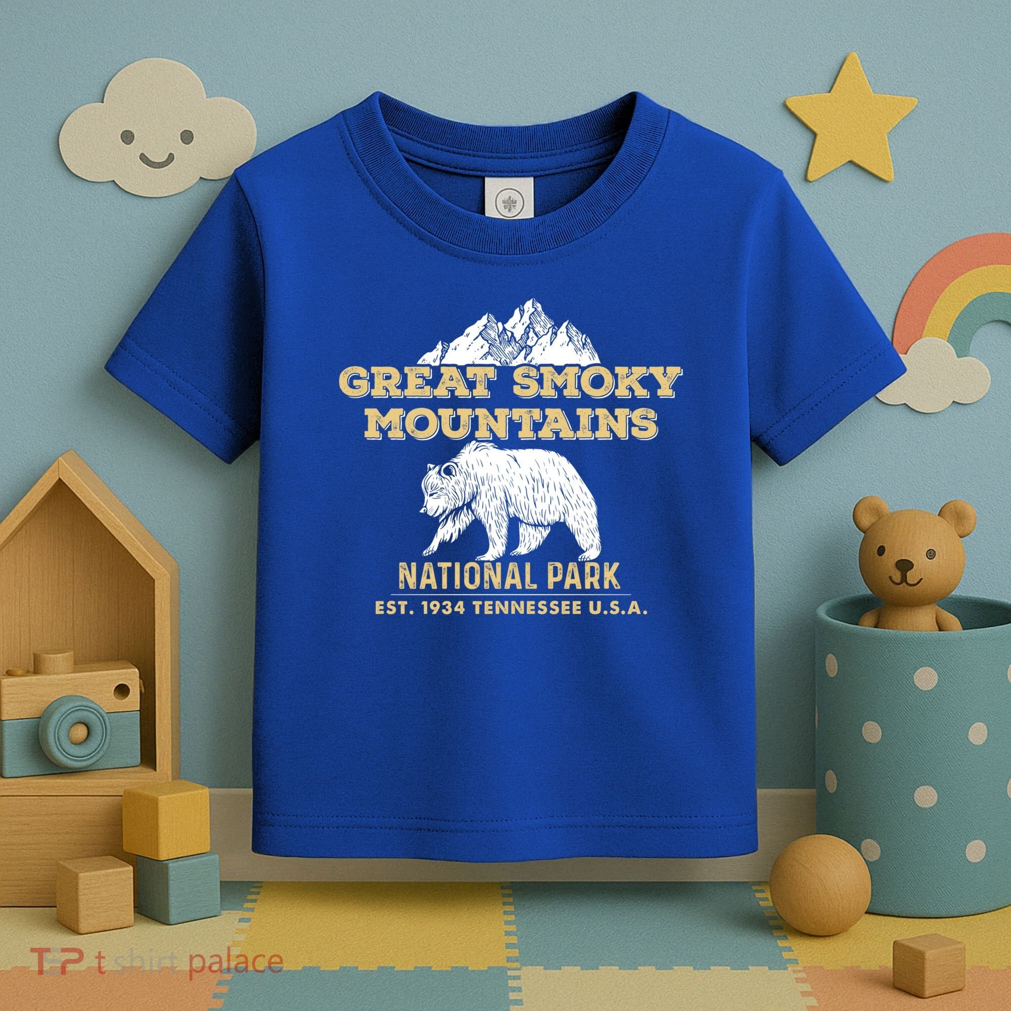 Great Smoky Mountains National Park Tennessee Bear Gift Toddler T-Shirt