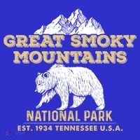 Great Smoky Mountains National Park Tennessee Bear Gift Kids T-Shirt thumb 4