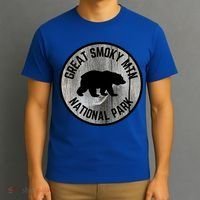 Great Smoky Mountains National Park Tennessee Bear Outdoors Gift T-Shirt thumb 3