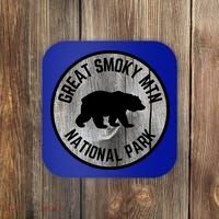 Great Smoky Mountains National Park Tennessee Bear Outdoors Gift Coaster thumb 0