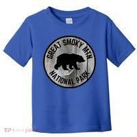 Great Smoky Mountains National Park Tennessee Bear Outdoors Gift Toddler T-Shirt thumb 0