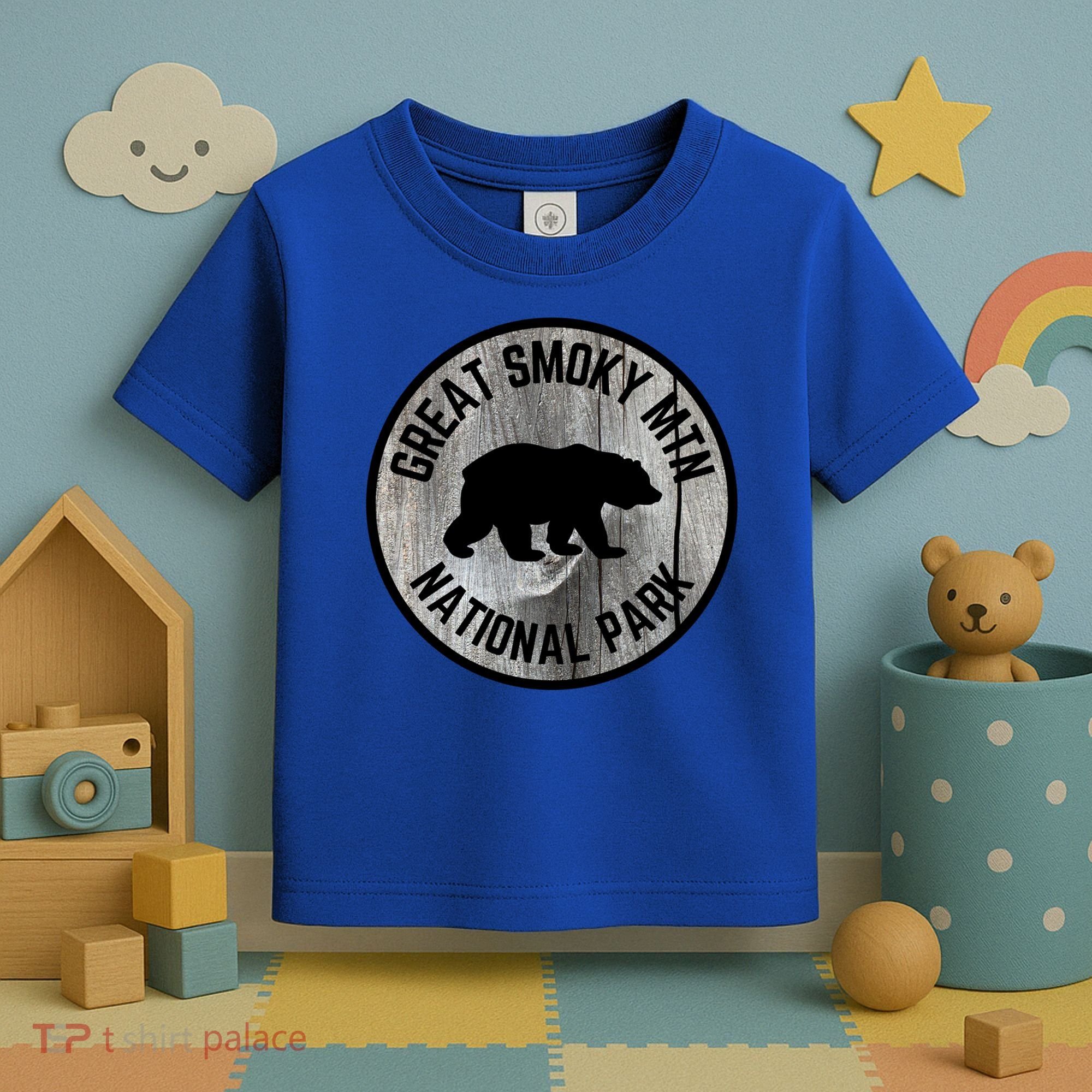 Great Smoky Mountains National Park Tennessee Bear Outdoors Gift Toddler T-Shirt