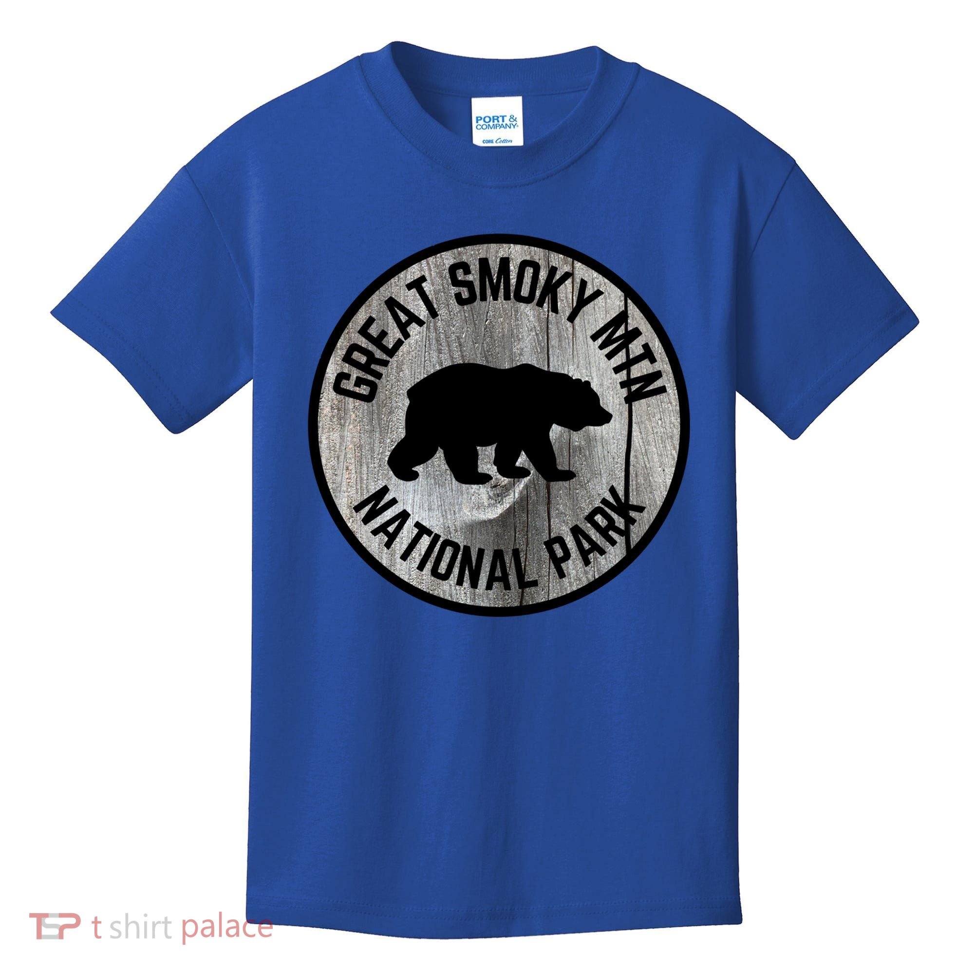 Great Smoky Mountains National Park Tennessee Bear Outdoors Gift Kids T-Shirt