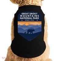 Great Smoky Mountains National Park TN Bear Doggie Tank thumb 0