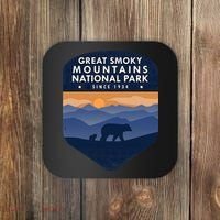Great Smoky Mountains National Park TN Bear Coaster thumb 0
